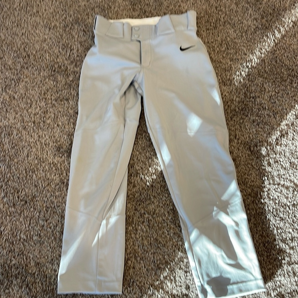Nike Gray Baseball Pants Youth Large